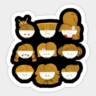 Ramen styles Sticker